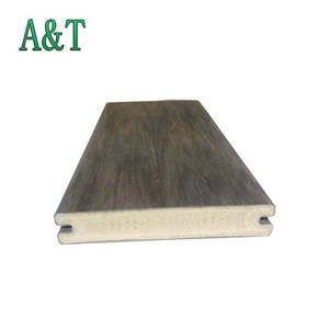 Antideslizante No deformación Asa Pvc Doble Co-Extrusión 3D Relieve Solid Wpc Deck - Product Image 3