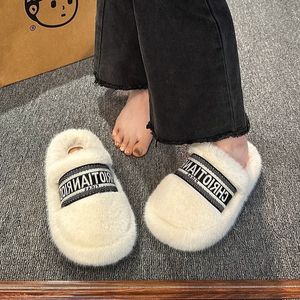 Baotou Maomao – Chaussons mi-ouverts tendance pour femme, style montant, chauds et confortables pour l'automne et l'hiver - Product Image 3