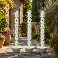 Tour de jardinage verticale à 13 niveaux avec pompe à eau, système sans terre pour la culture de légumes sur balcon, terrasse ou à la maison