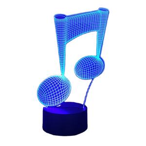 Vente en gros Veilleuse tactile multicolore pour instruments de musique Veilleuse couleur USB Veilleuse décorative accordéon cuir trompette violon - Product Image 1