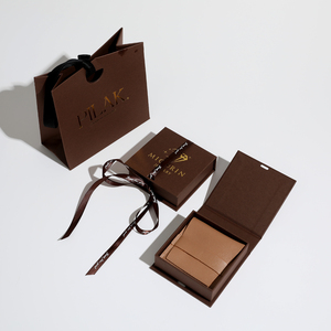 Hot-selling Luxury Paper <b>Gift</b> <b>Box</b> Packaging Custom logo Tie Closure Portable Jewelry <b>Box</b> for <b>Earrings</b> Bracelets - Product Image 5