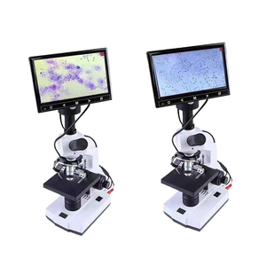 Microscopio Analizador de Esperma Animal Veterinario con Pantalla Digital Reutilizable de 7 Pulgadas para Operaciones de Inseminación Artificial en Mascotas - Product Image 1