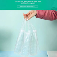 Sacs de courses en plastique transparent de haute qualité, sacs jetables pour fruits et légumes, sacs à emporter pour le petit-déjeuner, vente en gros
