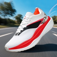 Chaussures de course unisexes surdimensionnées à lacets Feidian 6E avec empeigne en tissu et doublure en mesh pour la course, l'entraînement sportif et l'utilisation en extérieur