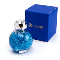 Flacon de parfum en verre transparent de luxe rond de 30/50/75/100 ml avec bouchon sphérique à facettes et pompe pulvérisatrice, emballage vide pour parfum, vente en gros