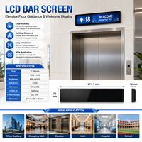 Écran d'affichage numérique intelligent de 11,26 pouces 450 cd/m² pour bord de rayonnage, lecteur de signalisation numérique WiFi pour la promotion de produits en magasin de détail
