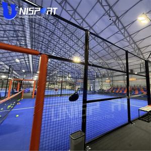 Pista de Pádel 360 de alta calidad, pista de tenis de Pádel de cristal panorámico, suelo para deportes al aire libre, <span class=keywords><strong>Padel</strong></span> <span class=keywords><strong>Arena</strong></span> duradero directo de fábrica - Product Image 2