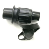 Prise de remorque en plastique noir 12V, prise de remorque 3 broches