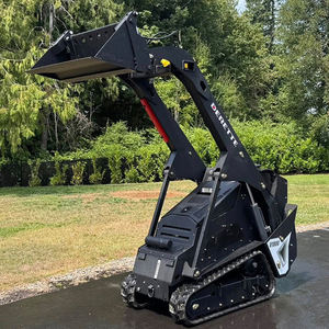 รถตักล้อยางขนาดเล็ก Derette Fast Shipping Heavy Duty Efficient <span class=keywords><strong>Mini</strong></span> <span class=keywords><strong>Skid</strong></span> Steer <span class=keywords><strong>Loader</strong></span> รุ่น Derette V1000 พร้อมเครื่องยนต์ Kubota/Perkins และอะไหล่นำเข้า - Product Image 2