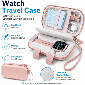 Estuche Rígido Impermeable para Organizar Correas <span class=keywords><strong>de</strong></span> <span class=keywords><strong>Reloj</strong></span>, Personalizable al por Mayor, Compatible con Correas Delgadas y Gruesas para Diferentes Relojes Inteligentes - Product Image 2