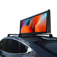 Pantalla LED para Techo de Taxi con WIFI, 4G, GPS, Doble Cara, a Todo Color, de Alto Brillo, P5, Pantalla Táctil para Metro, Cartel Digital SDK