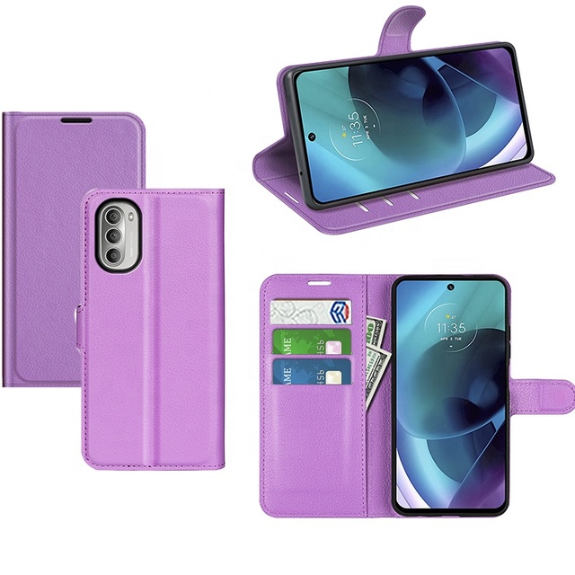 Hot Trending Products for Moto S30 Pro G85 G84 G51 5G Lichi Pu Leather Wallet Flip Case Cover