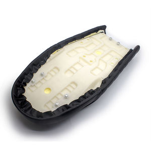 Racepro RP7730-2001 Noir Marron Plat Brat Siège Universel Cafe Racer Vintage Selle pour Honda CB Pour <span class=keywords><strong>Yamaha</strong></span> <span class=keywords><strong>SR</strong></span> Cafe Racer - Product Image 3