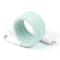 Schnelles Ladedatenkabel Nicht-Standard Magnetisches Typ-C Datenkabel Hochleistungs-Schnellladung Geflochtene Ummantelung für Mobiltelefone
