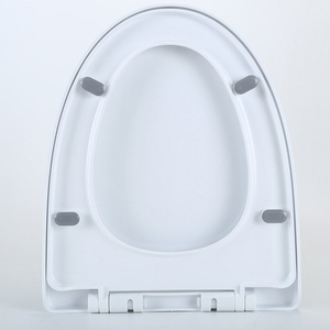 <span class=keywords><strong>Tapa</strong></span> de inodoro <span class=keywords><strong>universal</strong></span> en forma de U de plástico PP blanco duradero de alta densidad con cierre suave para proyectos de apartamentos al por mayor - Product Image 5