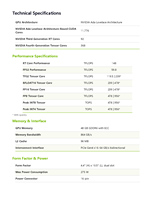 Kartu Grafis L20 48GB GDDR6 ECC Tensor Core GPU PCIe4.0 Ada Lovelace AI Deep Learning Inference HPC Data Center