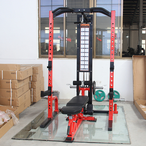 Equipo portátil <span class=keywords><strong>multigimnasio</strong></span> Power Rack Cage <span class=keywords><strong>Banco</strong></span> y estante de metal ajustable - Product Image 2