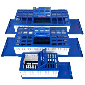 Plastik katlanabilir taşıma kuş kafesi fantezi taşıma güvercin papağan kuşlar katlanır ulaşım kuş kafesi - Product Image 1