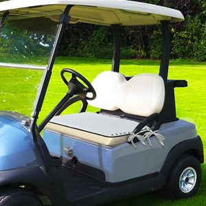 Fundas de asiento de carrito de golf personalizadas, ajuste universal, manta de toalla de asiento de carrito de golf con cuerdas de amarre ajustables, compatible con Yamaha/EZGO/Club Car - Product Image 6