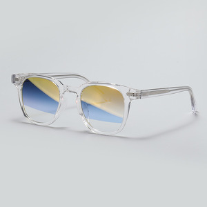 Lunettes de soleil rectangulaires à monture intégrale, verres miroir, protection UV 100%, unisexe, mode adulte, protection solaire - Product Image 4