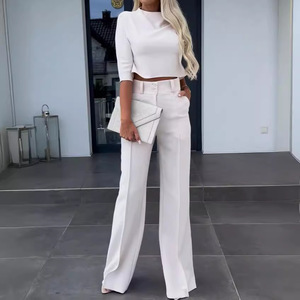 Conjunto De Dos Piezas De Traje Casual De <span class=keywords><strong>Moda</strong></span> Para <span class=keywords><strong>Mujer</strong></span> - Product Image 3