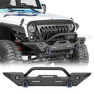 Lame de pare-chocs avant, séparateur, diffuseur, spoiler, protection de pare-chocs pour Jeep Wrangler JK 2007-2018, kit carrosserie, accessoires auto - Product Image 5