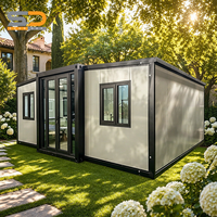 Maison conteneur préfabriquée prête à l'emploi 20 pieds 40 pieds extensible 2 4 chambres à vendre Maison modulaire préfabriquée