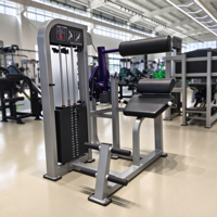 Kpeakfit Appareil de musculation professionnel à charges guidées pour l'extension dorsale, réglable, pour la musculation et le renforcement corporel en salle de sport
