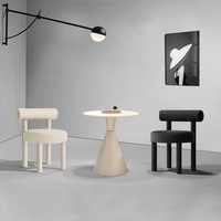 Chaises de salle à manger minimalistes modernes pour restaurant, canapé individuel pour salon de beauté, zone de négociation, réception