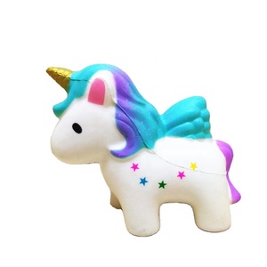 Cute <strong>Unicorn</strong> PU Foam Stress Ball Animal <strong>Squishy</strong> Squeeze <strong>Toy</strong> for Kids and Adults for Girls - Product Image 1