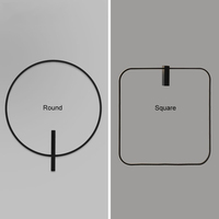 Appliques murales traditionnelles avec anneau Applique murale à led pour chambre Applique murale à led d'intérieur vintage de luxe