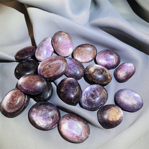 Spirituale viola <span class=keywords><strong>Lepidolite</strong></span> caduto energia <span class=keywords><strong>pietra</strong></span> di cristallo naturale <span class=keywords><strong>pietra</strong></span> di palma viola Mica <span class=keywords><strong>pietra</strong></span> di palma per il regalo - Product Image 4