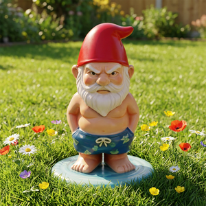 Sculpture <span class=keywords><strong>de</strong></span> gnome <span class=keywords><strong>de</strong></span> plage amusant en résine haut <span class=keywords><strong>de</strong></span> gamme, personnalisée pour Noël, figurine décorative <span class=keywords><strong>de</strong></span> jardin, décoration estivale, fabrication en gros - Product Image 1