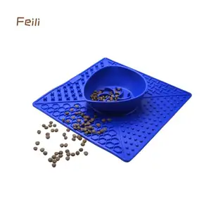 2023 Novo Incolor Inodoro Anti-Spill Silicone Pet Alimentação Bowl, Bacia De Água