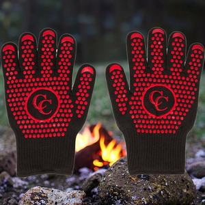 Heat Resistant Silicone Oven Gloves Non-Slip Safety Gloves for Barbecue and <b>Microwave</b> Insulation for Kitchen Use - Product Image 1