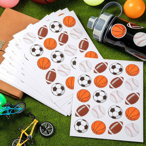 Sports Themed <strong>Party</strong> Favor Stickers Basketball Football Soccer Ball Decals for Birthday Goodie <strong>Bags</strong> Sports Day Goody <strong>Bag</strong> <strong>Fillers</strong> - Product Image 1