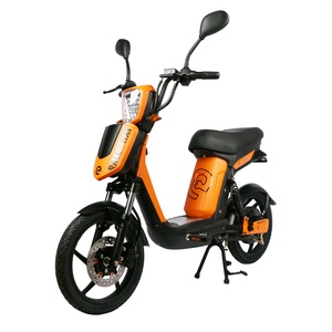 Skuter Listrik Bersertifikat EEC COC 48V 350W 25KM/JAM Pedal Assist Dewasa E Moped Motorbike Stok EU - Product Image 1