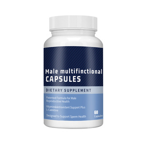 Capsule per la fertilità maschile OEM all'ingrosso di alta qualità, aumento del numero e della motilità degli spermatozoi, 60 capsule, supporto per la concezione - Product Image 1