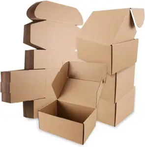 En ucuz düşük adedi stok karton ambalaj posta taşıma nakliye kutuları oluklu kutu kartonları