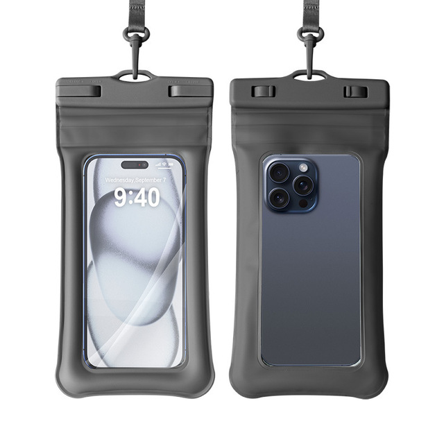 Double Insurance Inflatable Waterproof Phone Bag With Seal Strip TPU Airbags Floating Outdoor Water Sports Cell Phone Pouch