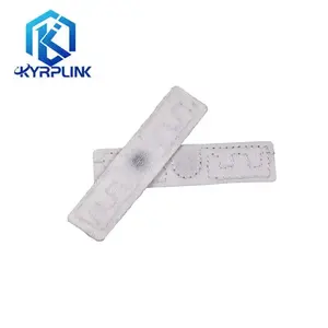 Kyrplink High Temperature Waterproof Fabric Textile Washable UHF RFID Laundry Tag Woven Try Cleaning RFID Tags Laundry