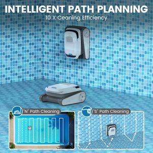 EU STOCKS AIRROBO PC20 With App Cordless Swimming Pool Robot Automatic Climbing <b>Wall</b> Robotic Smart Cleaner Pool Robot Cleaner - Product Image 5