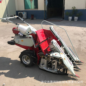 เครื่องเกี่ยวข้าวดีเซลแบบเข็นด้วยมือ รุ่น 186 สตาร์ทไฟฟ้า สำหรับข้าวและข้าวโอ๊ต พร้อมเครื่องมัดฟาง - Product Image 3