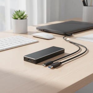 AOTECH Type-C M.<span class=keywords><strong>2</strong></span> NVME SSD 外壳 铝合金 USB3.<span class=keywords><strong>2</strong></span> 10Gbps 外置固态硬盘盒 2280 尺寸 - Product Image 2