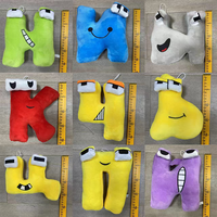 33 Piezas Muñecos de Peluche del Alfabeto Ruso, Juguetes Educativos Tempranos de Algodón PP para Niños, Venta al por Mayor Transfronteriza, Exclusivo para Máquinas de Garra