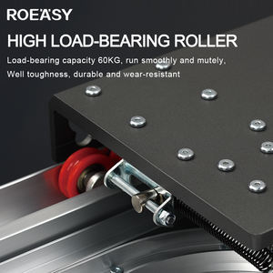 ROEASY Système <span class=keywords><strong>de</strong></span> portes coulissantes motorisées à double panneau avec moteur complet pour armoires <span class=keywords><strong>de</strong></span> télévision et armoires - Product Image 5