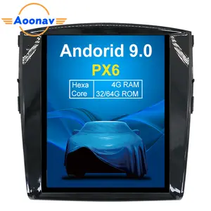 Aoonav rádio multimídia automotivo, rádio automotivo com android 9.0, vídeo player, navegação, gps, para mitsubishi pajero v97 v93, montero 2006