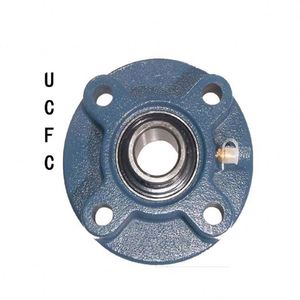 Pièces de machines agricoles, palier à rouleaux UCFC208, lubrifié à la graisse, boîtier en fonte, longue durée de vie, fabriqué en Chine - Product Image 1
