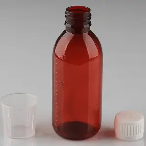 150ml 200ml 250ml ריק רפואה מים בקבוק זכוכית