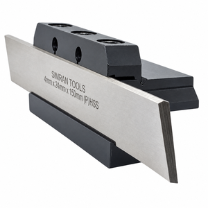Portaherramientas de corte tipo abrazadera para torno, vástago de 1/2 pulgada con cuchilla HSS de 24 mm para torneado, ranurado y mecanizado - Product Image 3